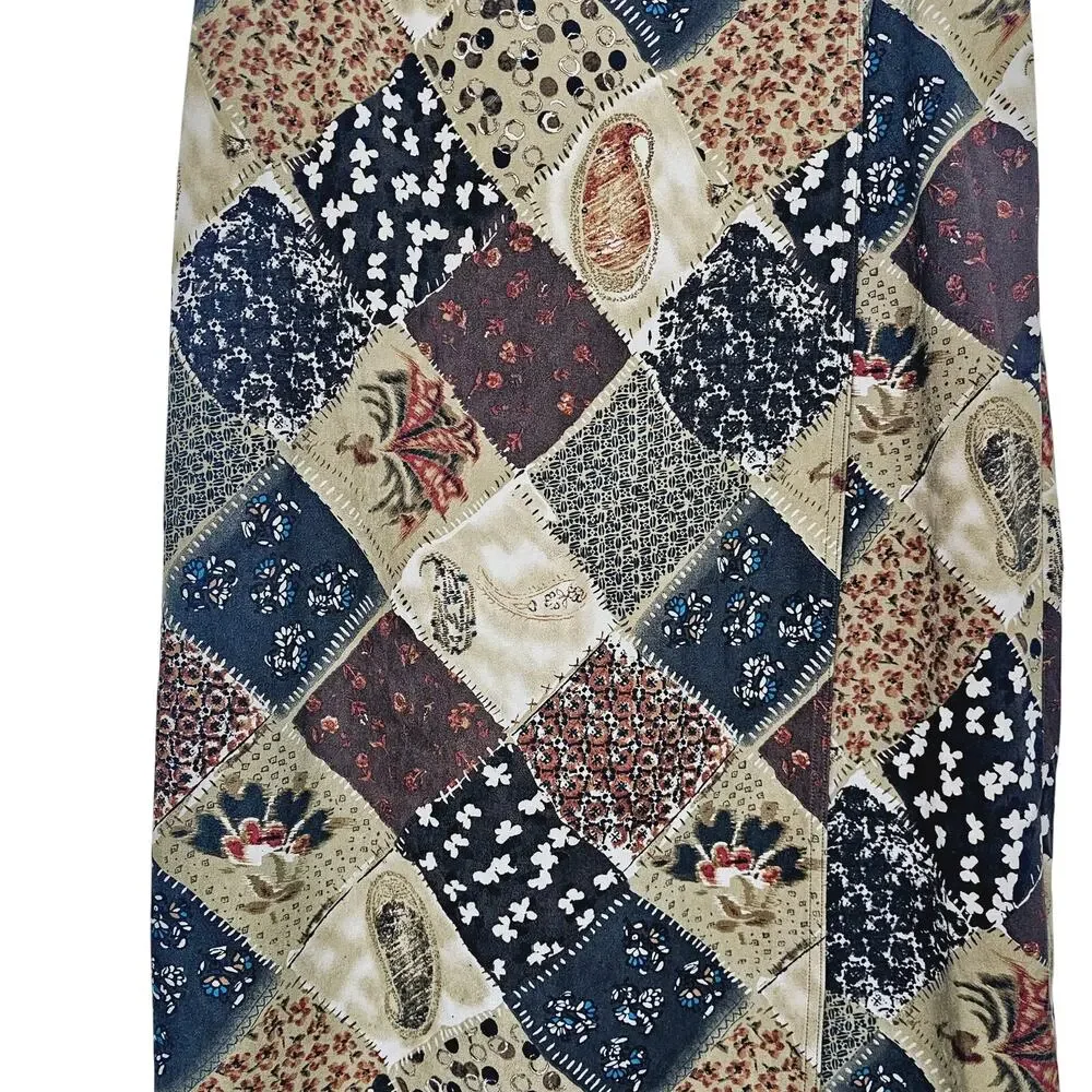 Classic by Jantzen Wrap Skirt Women's Size 14 NWOT Boho Earthy Cottage Hippie